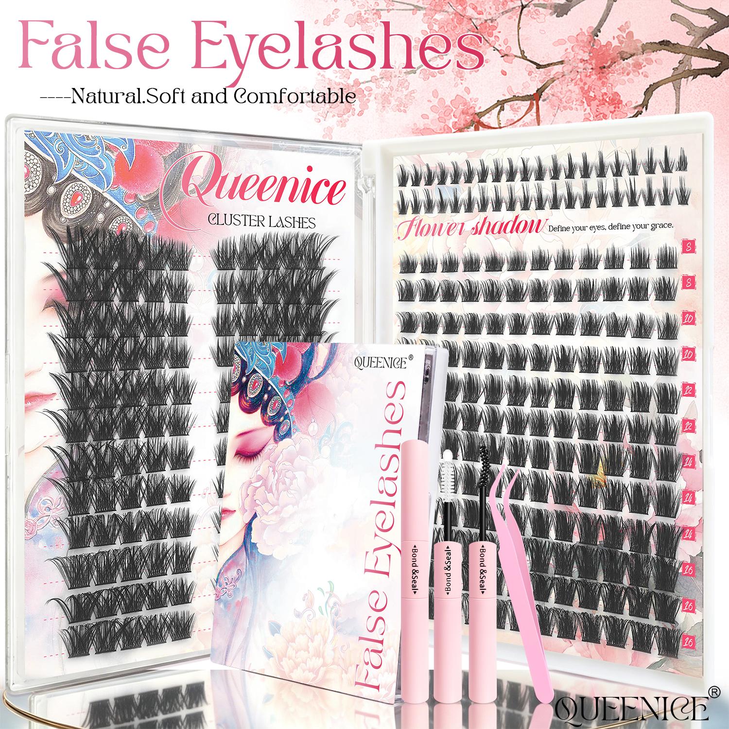 Eyelash Extension Full Set - 3 in 1 DIY False Eyelash