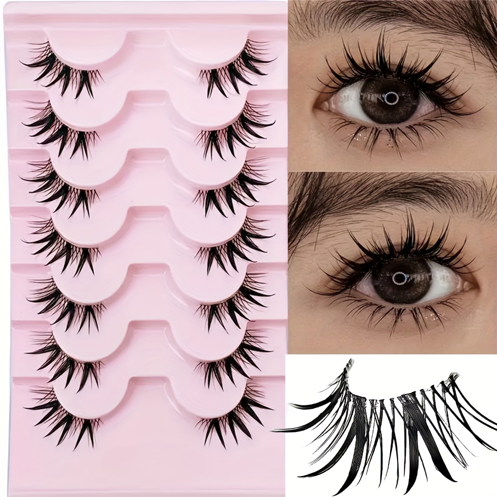 Eyelash Extension Japan - 7 Pairs Half eye false eyelashes