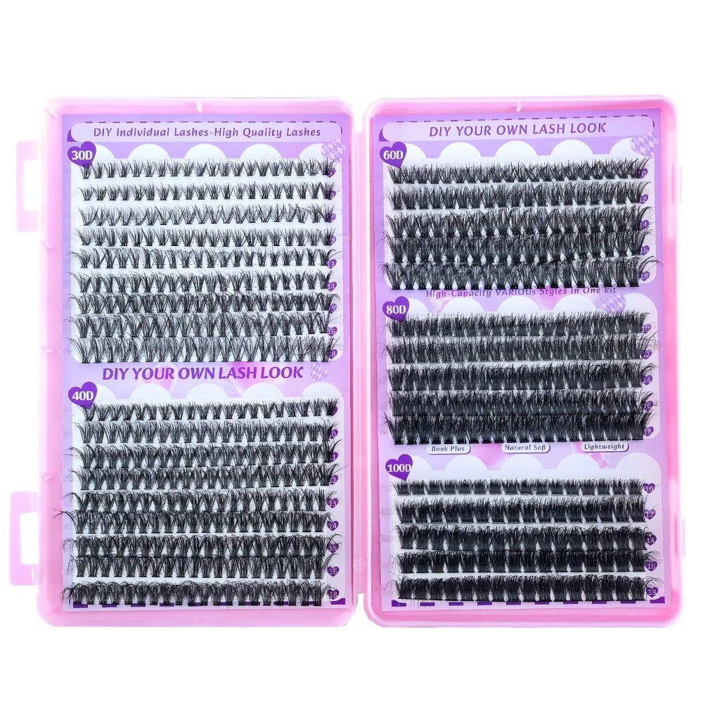 Eyelash Extension Wispy Look - 9-18mm Length False Eyelashes Natural Look