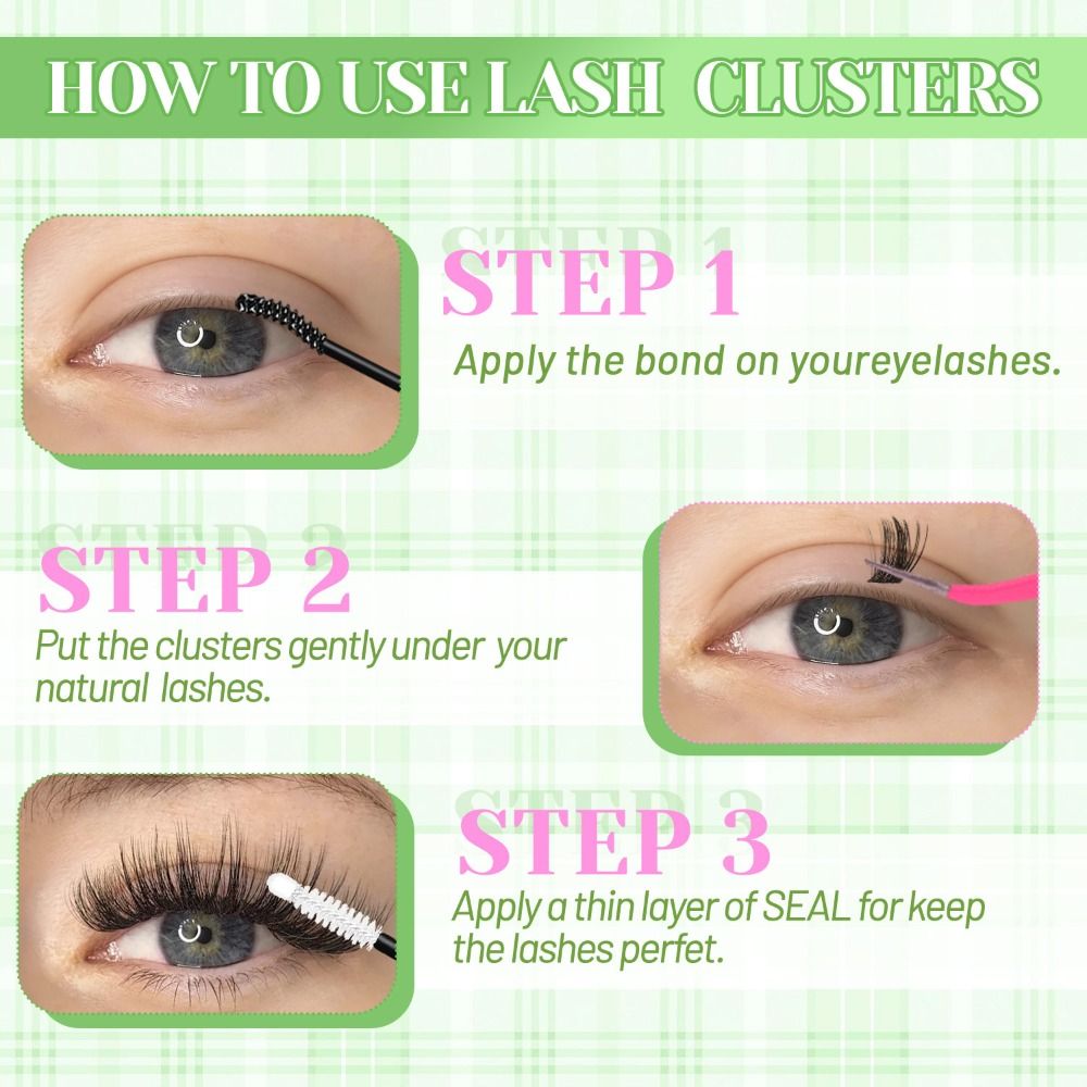 Eyelash Extension Wispy Look - Natural Look False Eyelashes Wispy Style