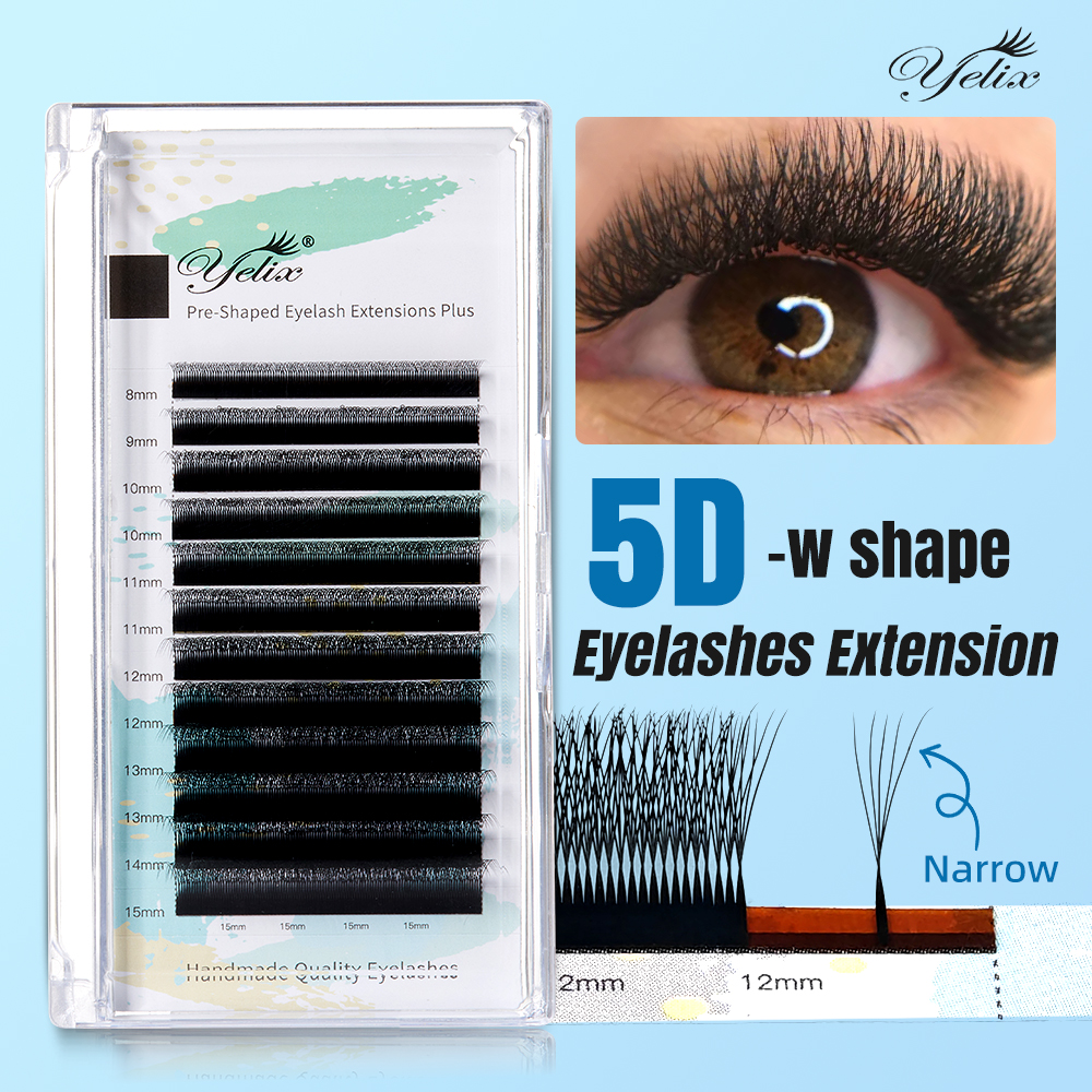 Eyelash Extension Natural Classic - Yelix Smaller Spacing 5D-W Eyelash Extension
