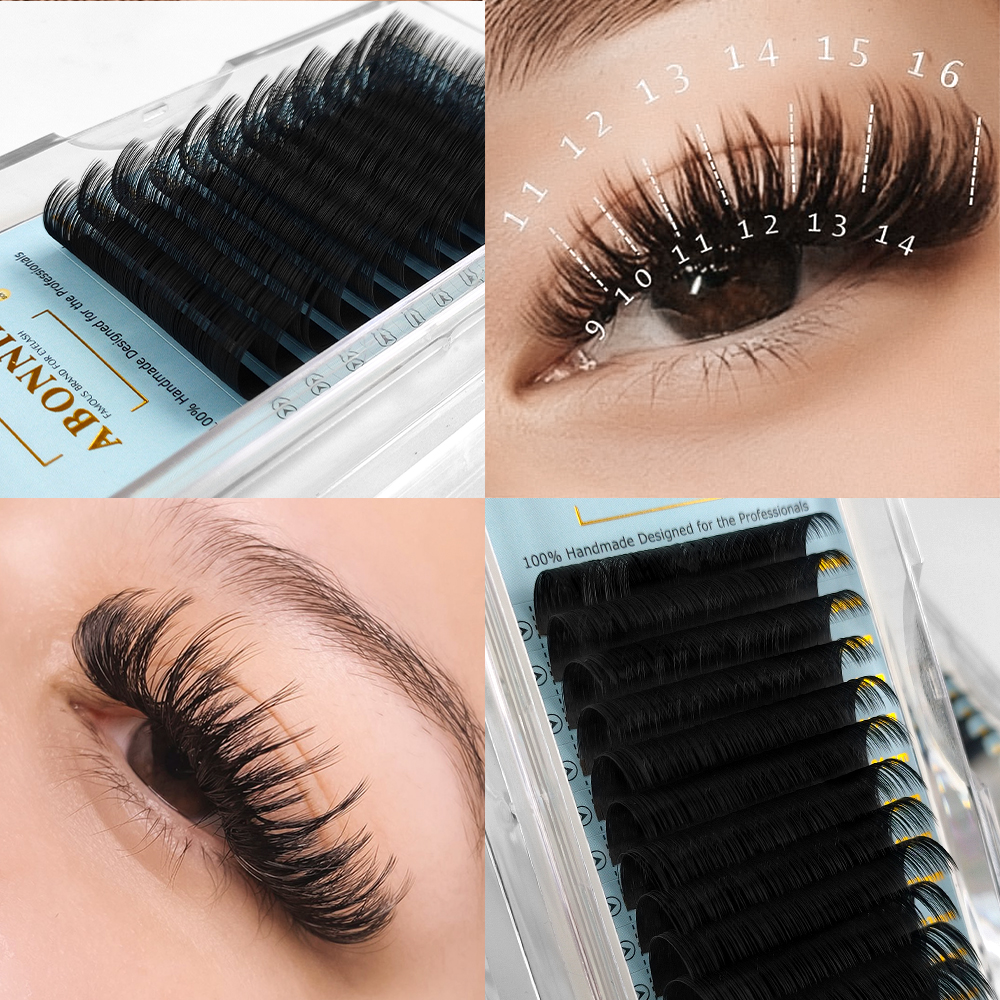Eyelash Extension Natural Classic - Abonnie Cashmere Classic Eyelashes Matte Black
