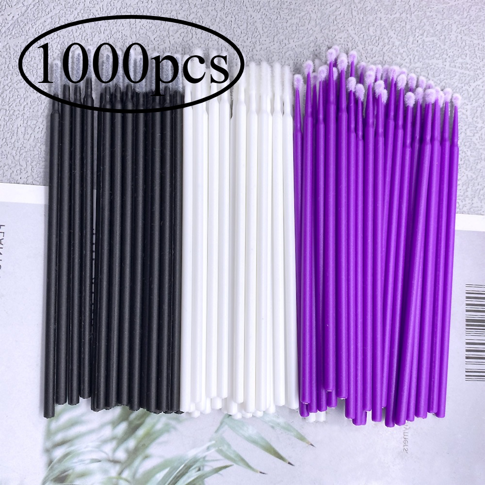 Eyelash Extension For Beginners - 1000pcs/lot Eyelash Extension Cleaning Swabs Lash