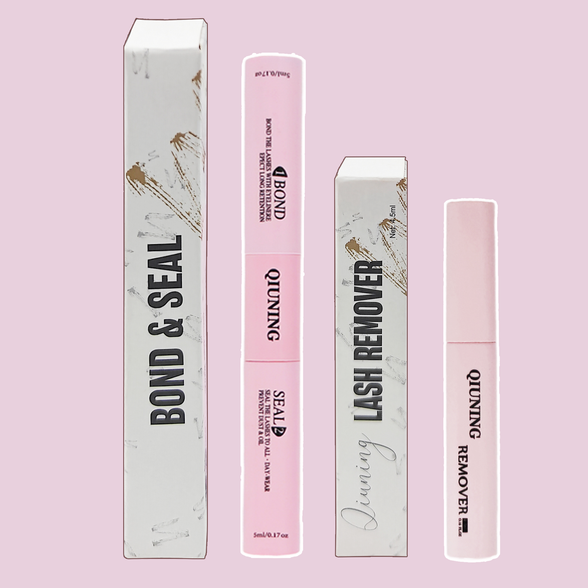 Eyelash Extension Full Set - QIUNING Lash Bond and Seal 10ml