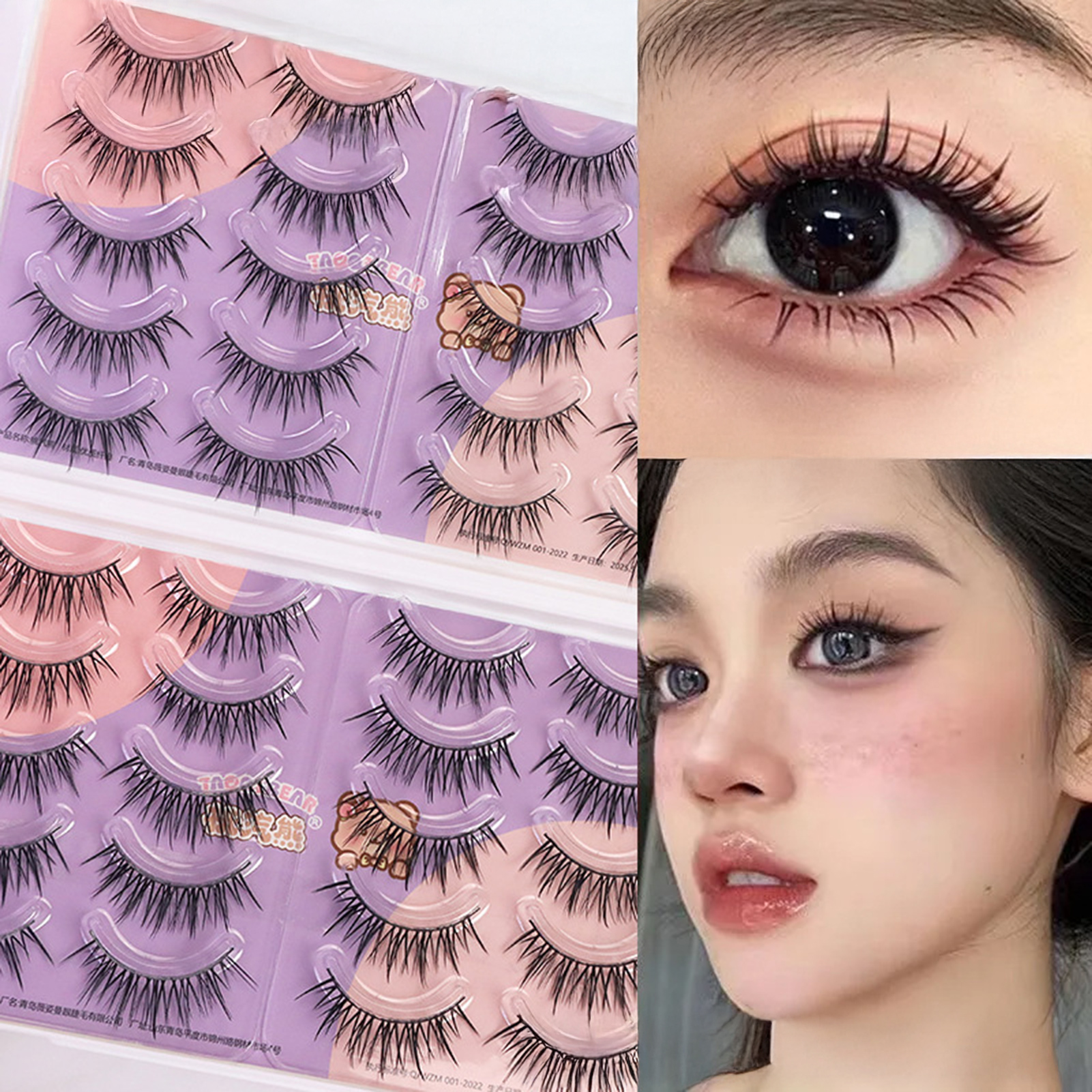 3D Manga Lash strips Dramatic  – Eyelash Extension Korean Style Bewertung und Preis