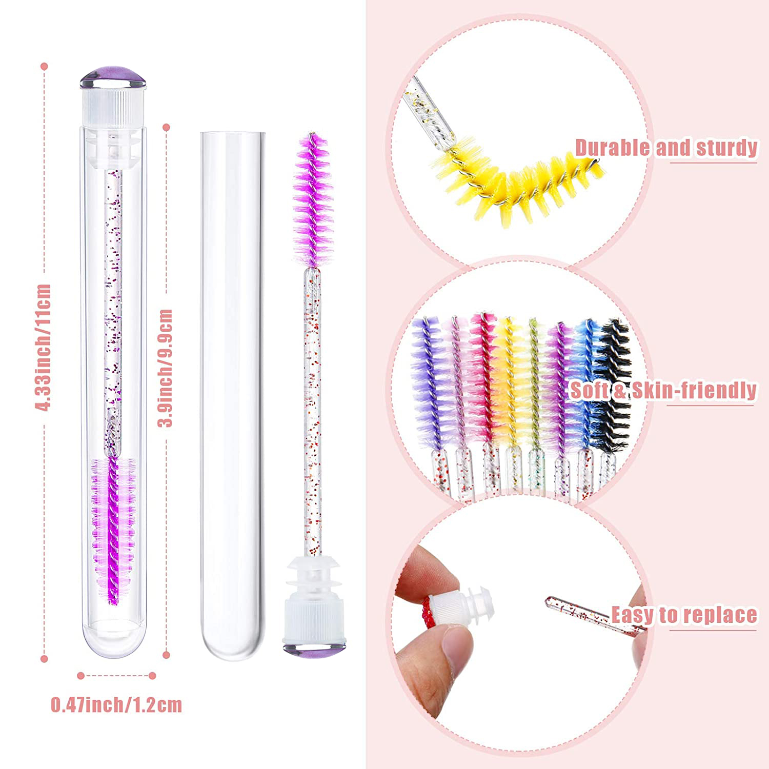 50pcs Reusable Unicorn Eyebrow – Eyelash Extension For Beginners Bewertung und Preis