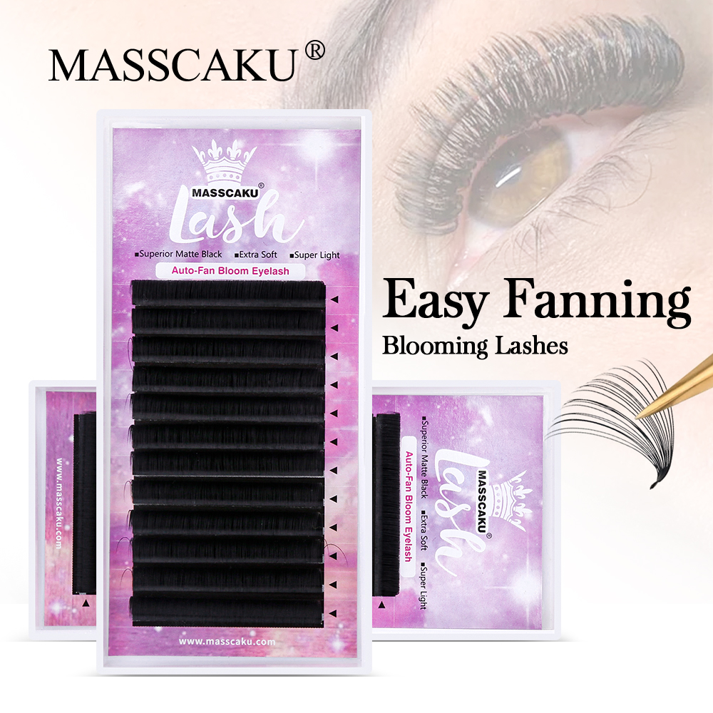MASSCAKU Auto Fan Lashes 0.05  – Eyelash Extension C Curl Bewertung und Preis