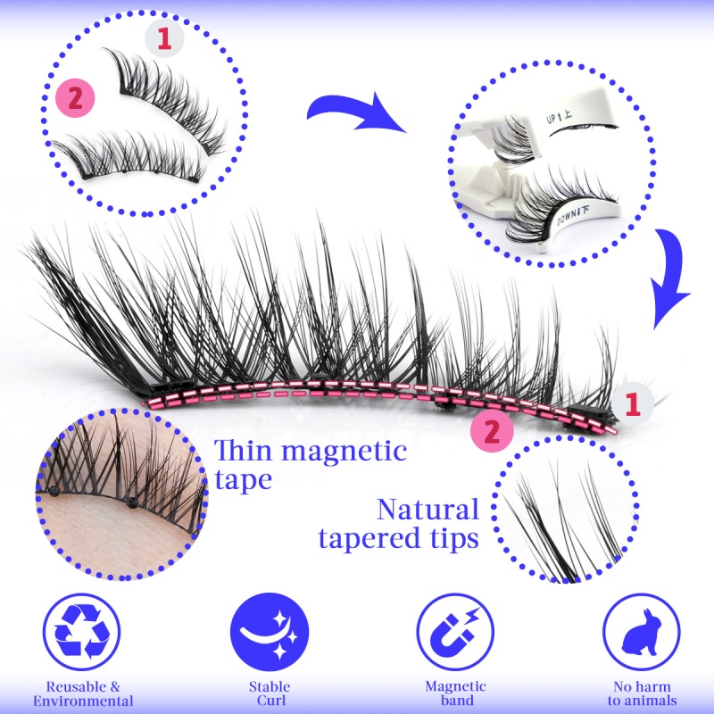 Magnetic Eyelash 1 Pair Natura – Faux Mink Lash Bewertung und Preis