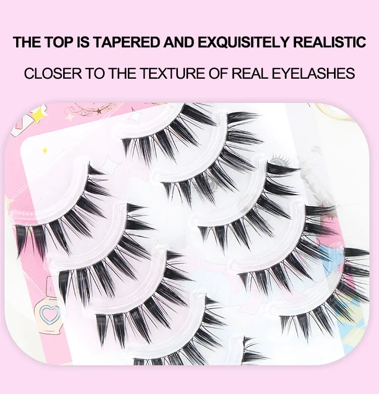 5-pair Manga Eye A Shaped Fals – Eyelash Extension Douyin Bewertung und Preis