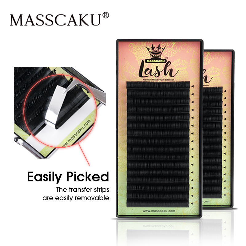 MASSCAKU All Size 1 tray 16 ro – Eyelash Extension Natural Classic Bewertung und Preis