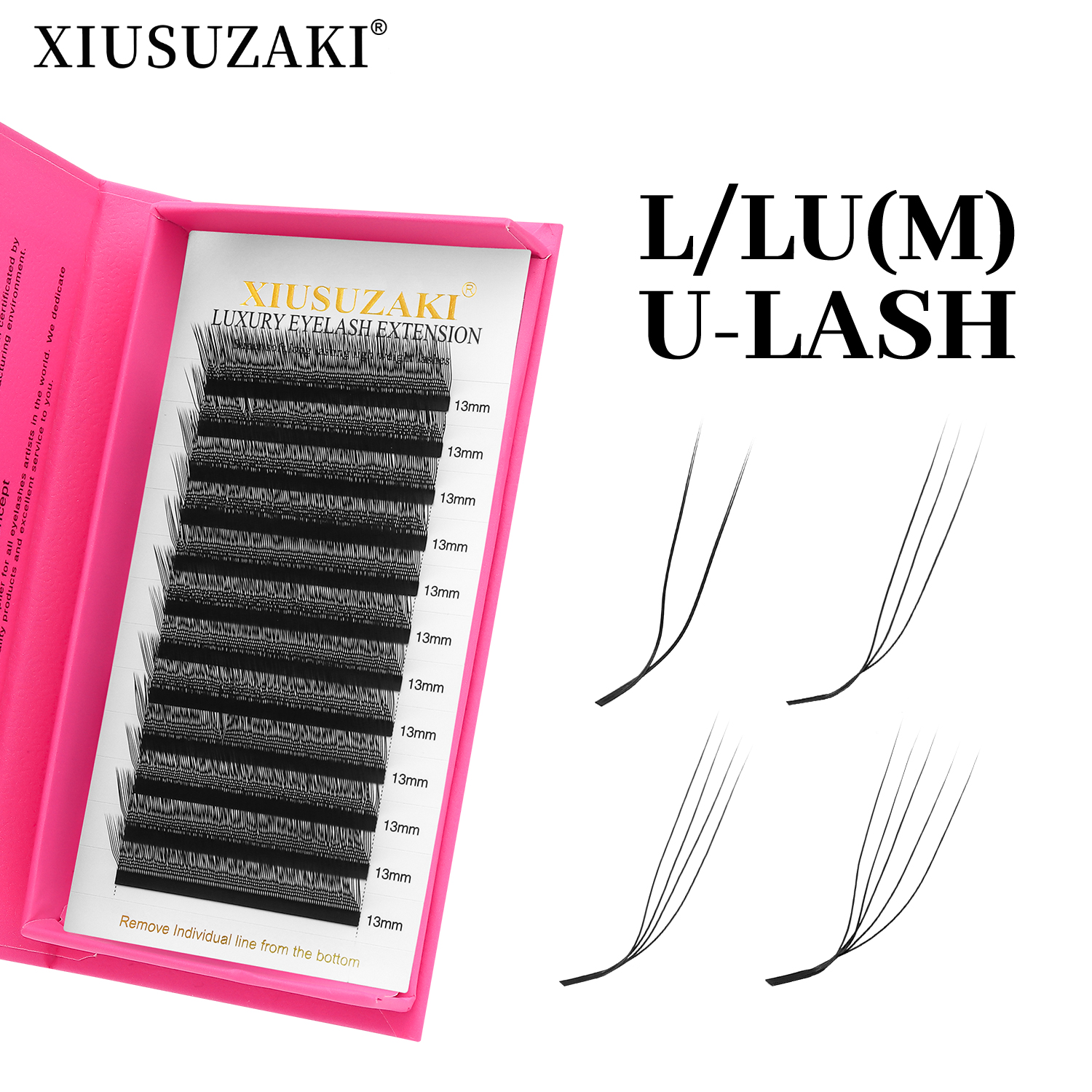 XIUSUZAKI L/LU/M Curl U/W Lash – Eyelash Extension C Curl Bewertung und Preis