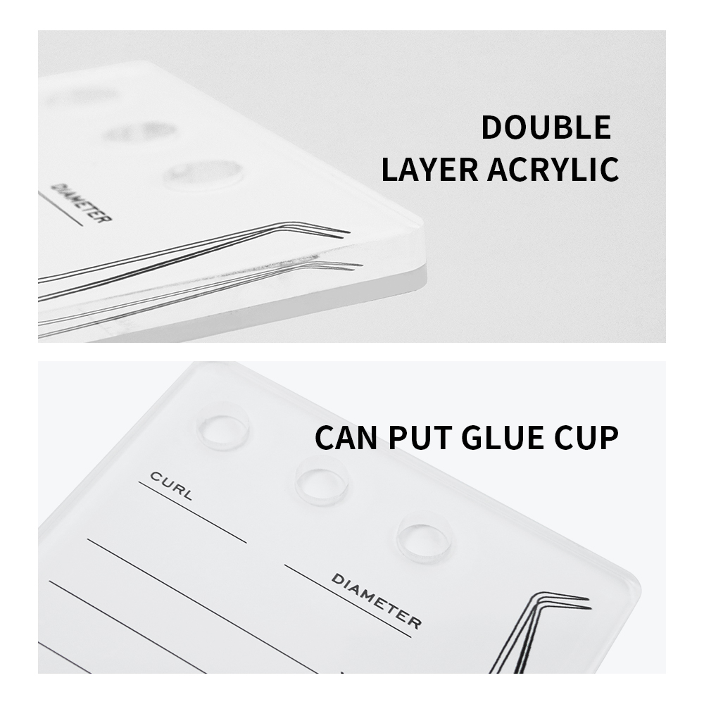 GAHAMACA Acrylic Lashes Holder – Lash Tile Palette Bewertung und Preis