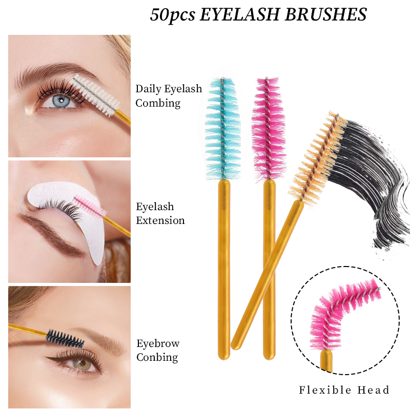 50Pcs Disposable Eyelash Makeu – Eyelash Extension For Beginners Bewertung und Preis