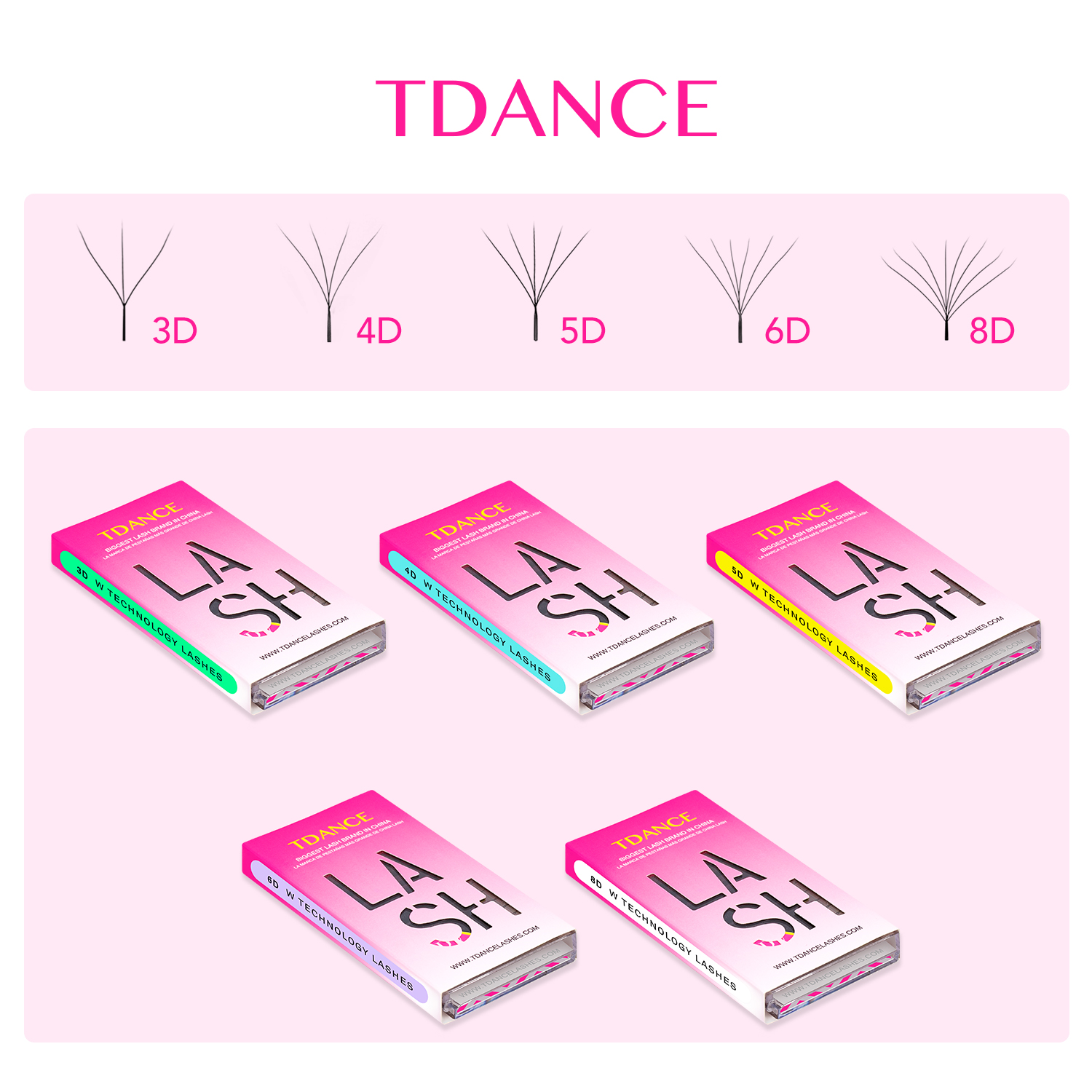 TDANCE 3D 4D 5D 6D Premade Fan – Individual Lash Tray Bewertung und Preis