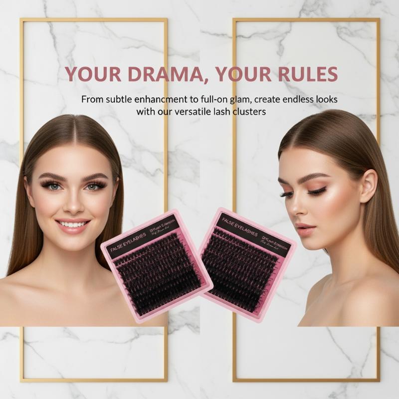 10Row 140 Clusters Fluffy Thic – Eyelash Extension Wispy Bewertung und Preis