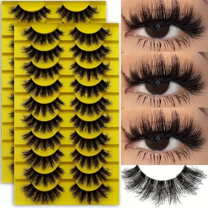 10 Pairs Eye Eyelashes 5D Fluf – Faux Mink Lash Bewertung und Preis