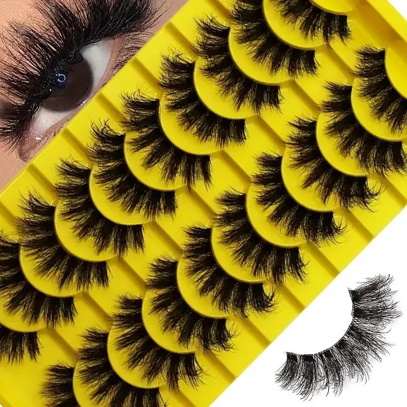 10 Pairs Eye Eyelashes 5D Fluf – Faux Mink Lash Bewertung und Preis