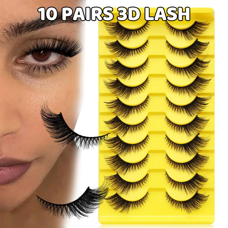 10 Pairs Eye Eyelashes 5D Fluf – Faux Mink Lash Bewertung und Preis