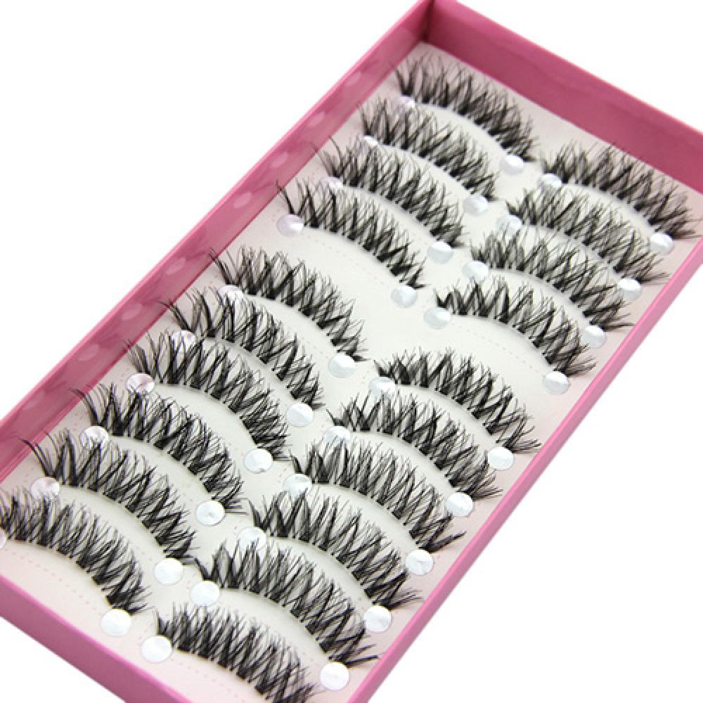 Fashion False Eyelashes 10 Pai – Eyelash Extension Full Set Bewertung und Preis