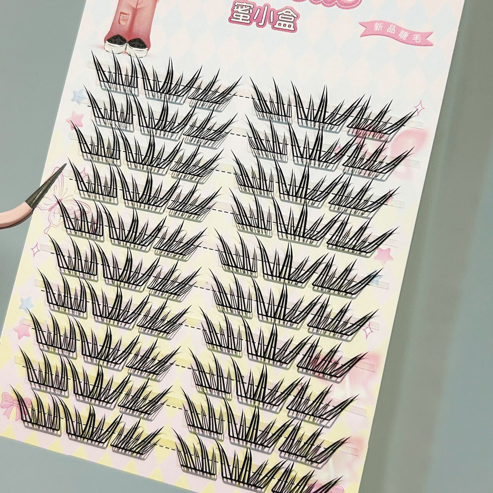 Cat eye's False Eyelash extens – Eyelash Extension Korean Style Bewertung und Preis