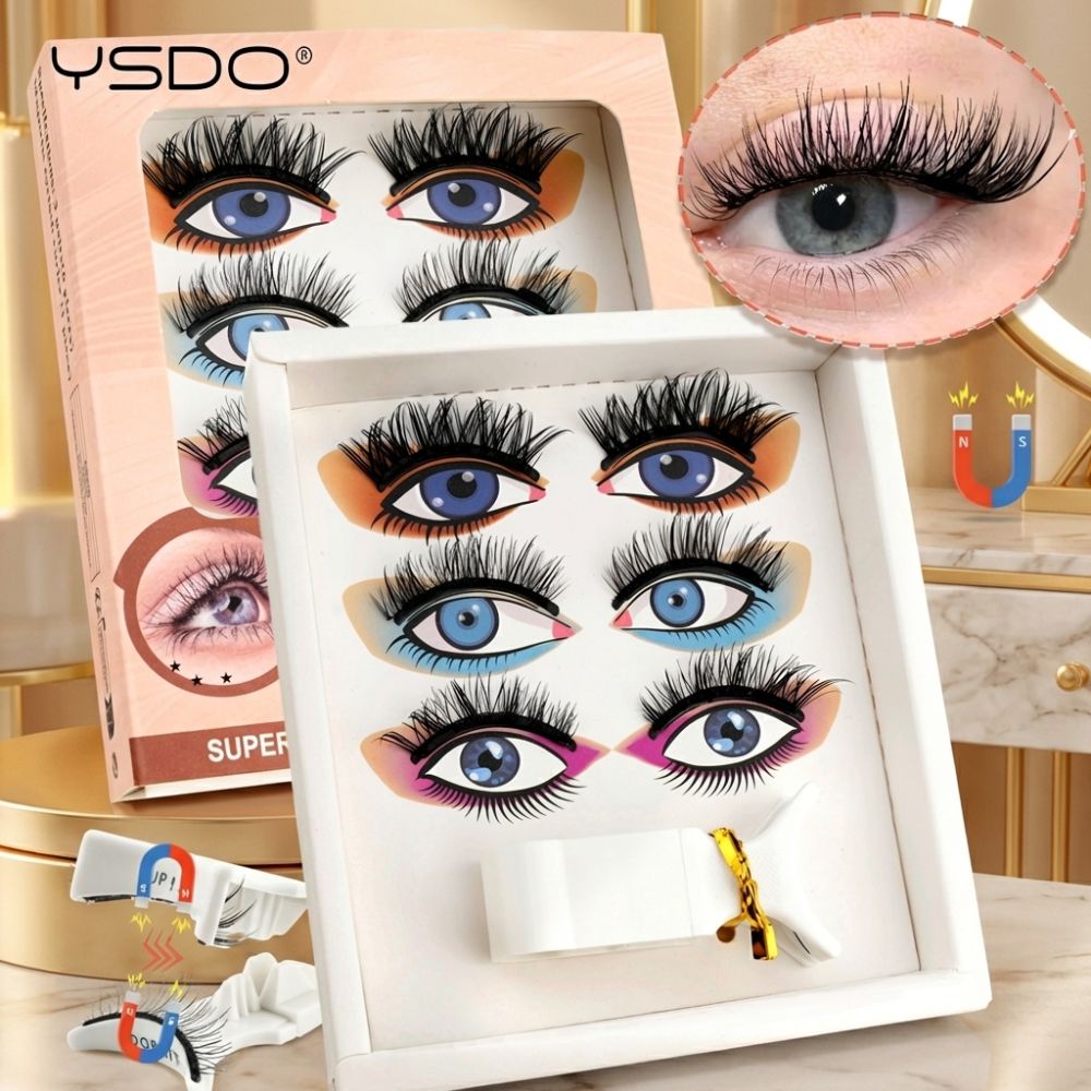 3 Pairs New YSDO Magnetic Lash – Faux Mink Lash Bewertung und Preis