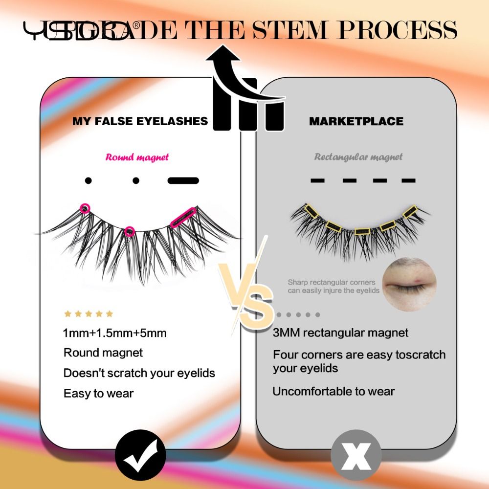 3 Pairs New YSDO Magnetic Lash – Faux Mink Lash Bewertung und Preis