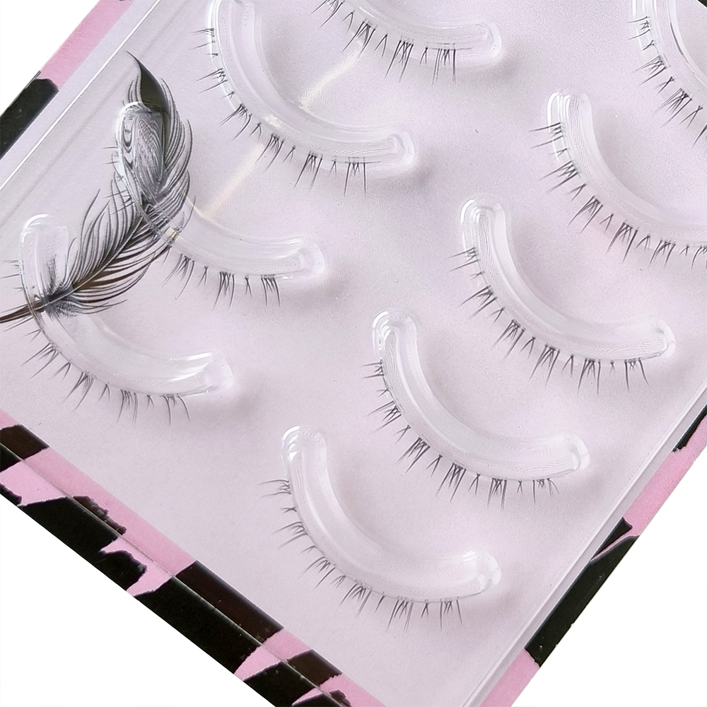 5 Pair Clear Band Lower Eyelas – Eyelash Extension Douyin Bewertung und Preis