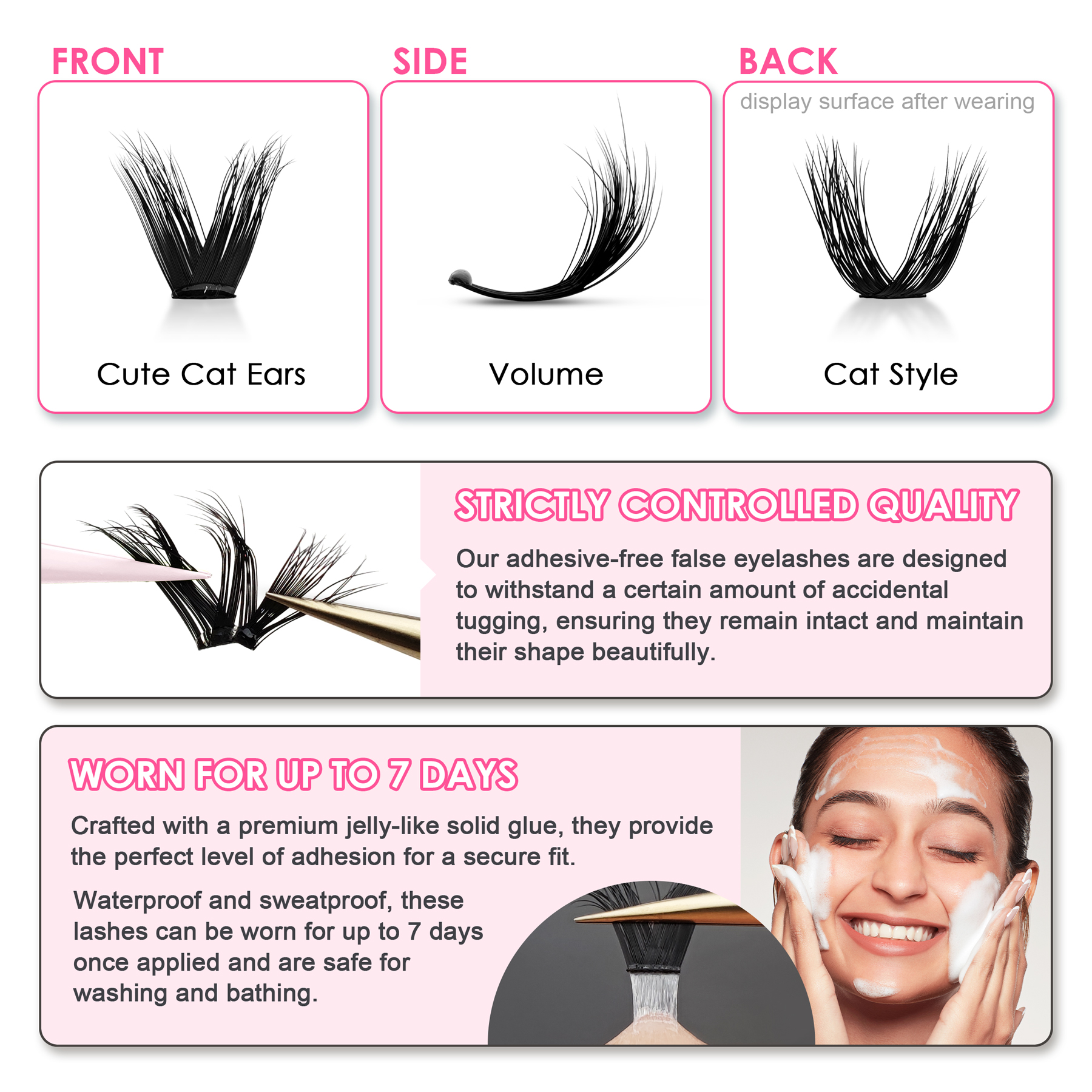 SEEDEW 3D V-shaped Thick False – Eyelash Extension Wispy Bewertung und Preis