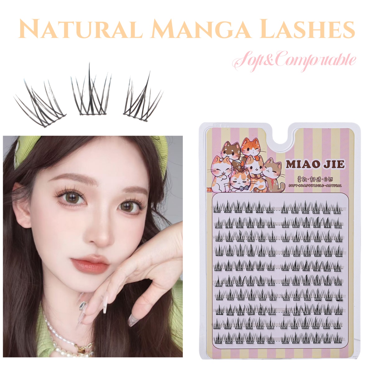 MIAOJIE Sunflower False Eyelas – Eyelash Extension In Chinese Bewertung und Preis