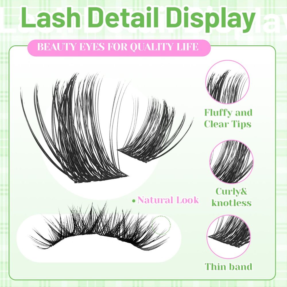 Natural Look False Eyelashes W – Eyelash Extension Wispy Look Bewertung und Preis