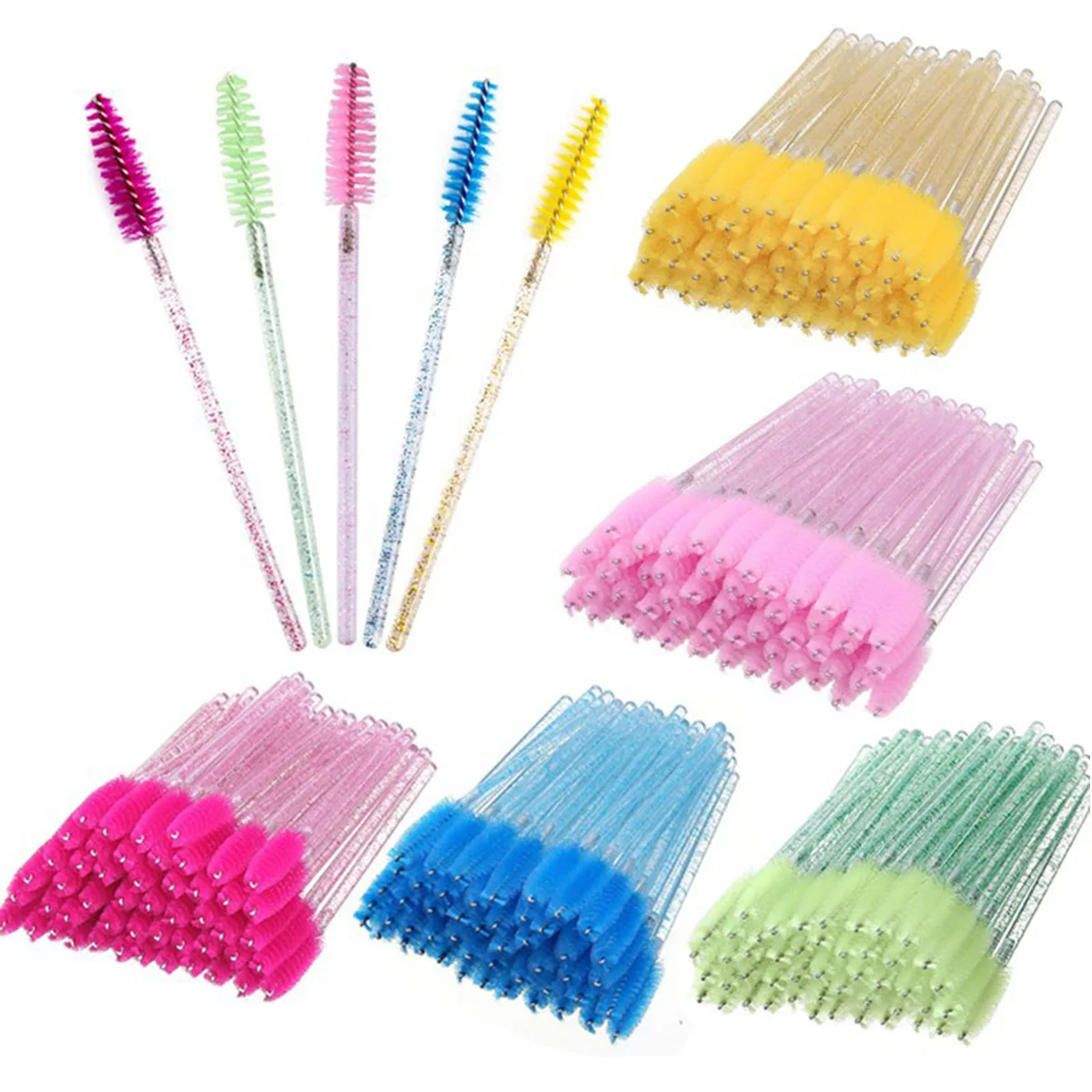 50pcs Eyelash Brushes Mascara  – Eyelash Extension For Beginners Bewertung und Preis