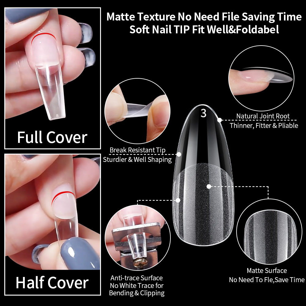 Nail Tips Extensions Short Pre – Eyelash Extension Full Set Bewertung und Preis