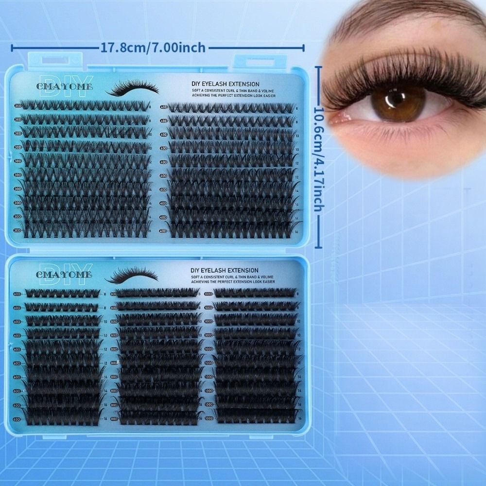 640Pcs 8-16mm Length False Eye – Eyelash Extension Wispy Bewertung und Preis