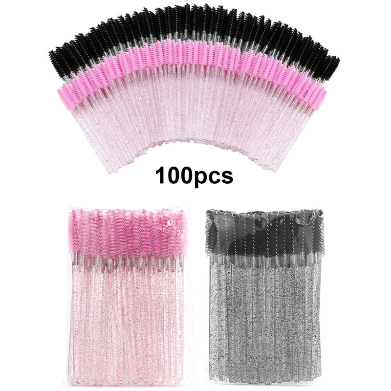 100pcs Disposable Eyelash Brus – Eyelash Extension For Beginners Bewertung und Preis