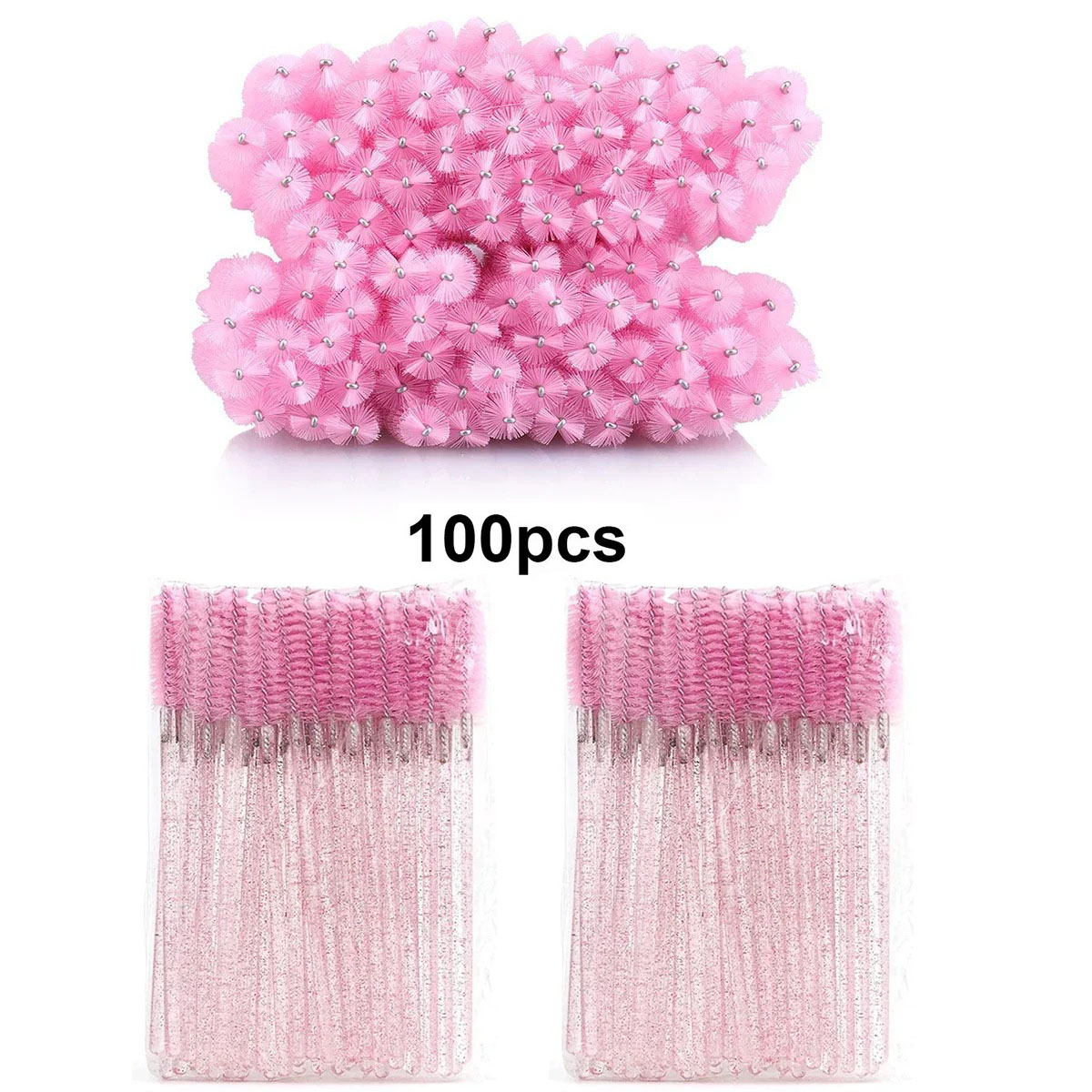 100pcs Disposable Eyelash Brus – Eyelash Extension For Beginners Bewertung und Preis