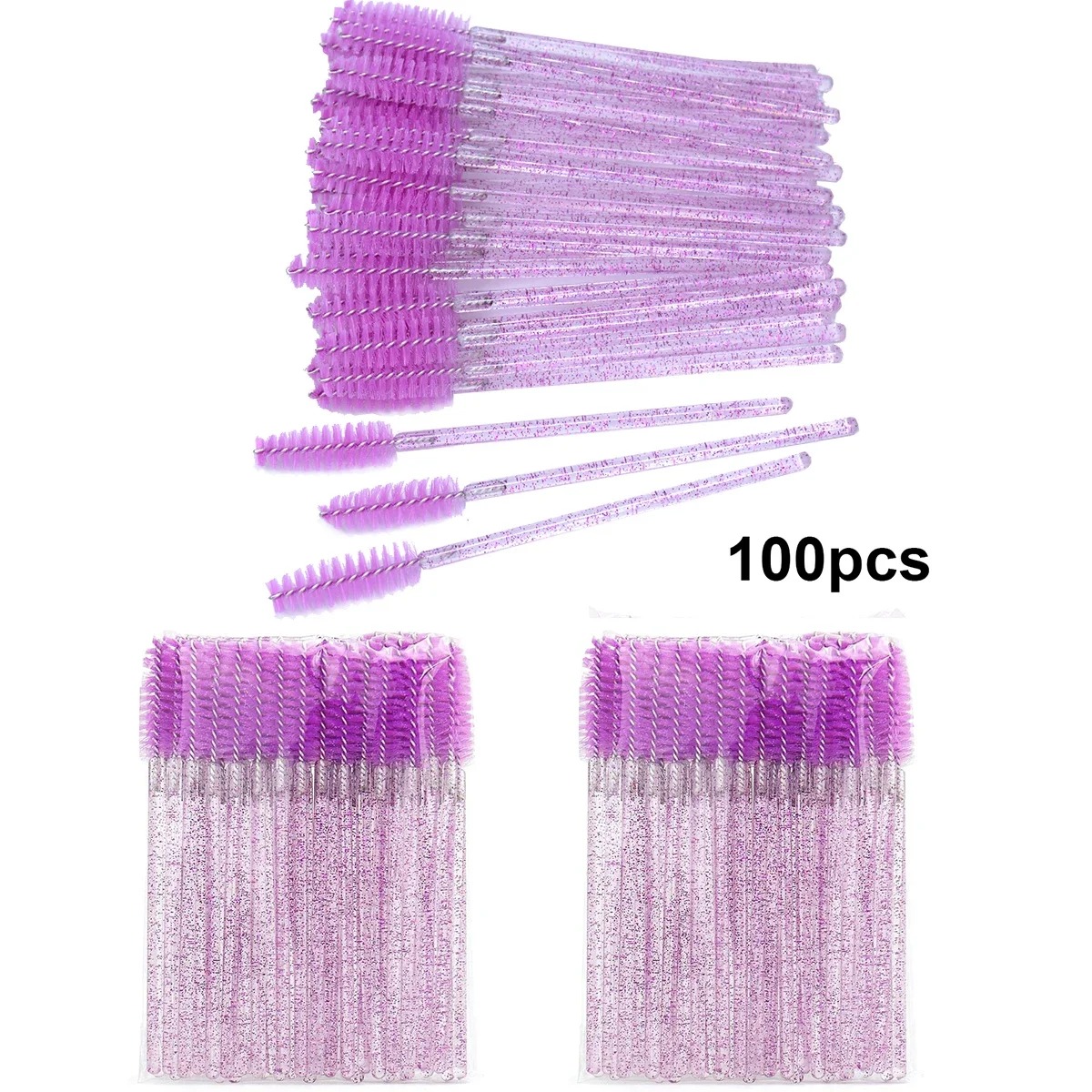 100pcs Disposable Eyelash Brus – Eyelash Extension For Beginners Bewertung und Preis