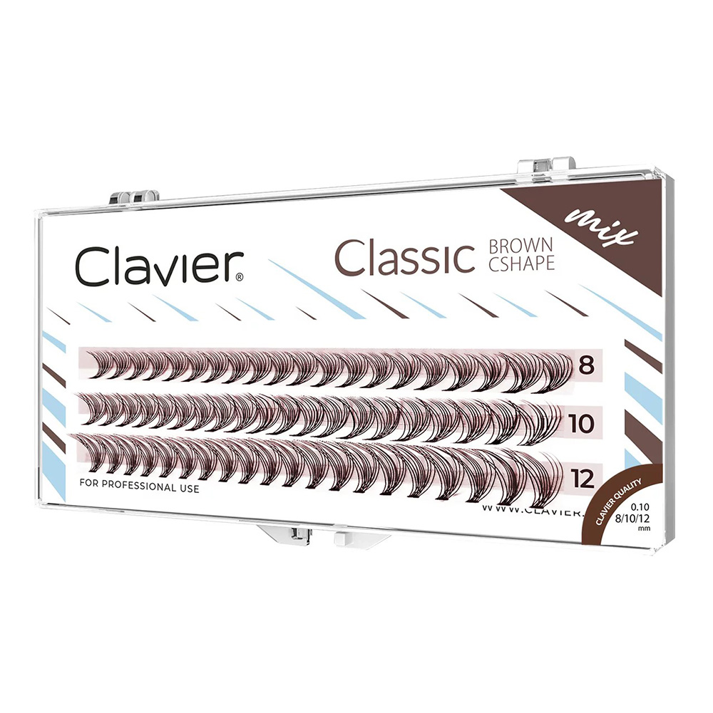 Clavier Classic Brown Eyelashe – Eyelash Extension Natural Classic Bewertung und Preis