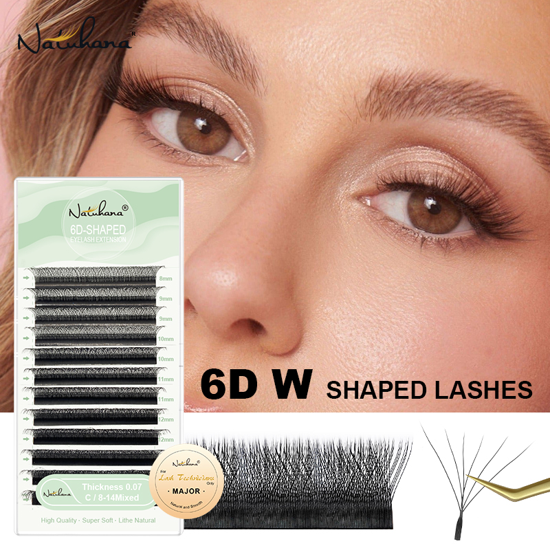NATUHANA 6D W Shape Premade Fa – Individual Lash Tray Bewertung und Preis