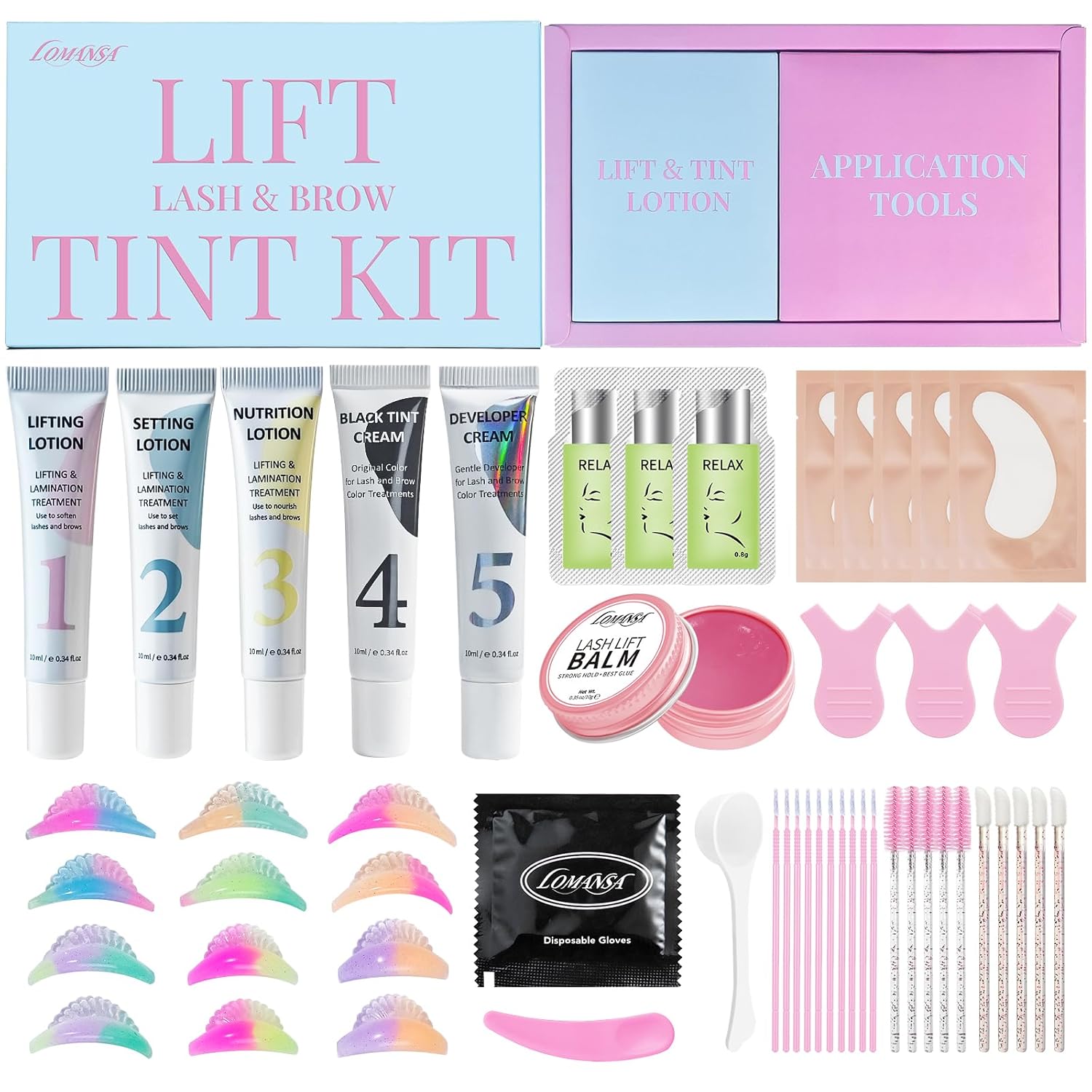 Lomansa Lash Lift and Black Ki – Eyelash Extension Full Set Bewertung und Preis