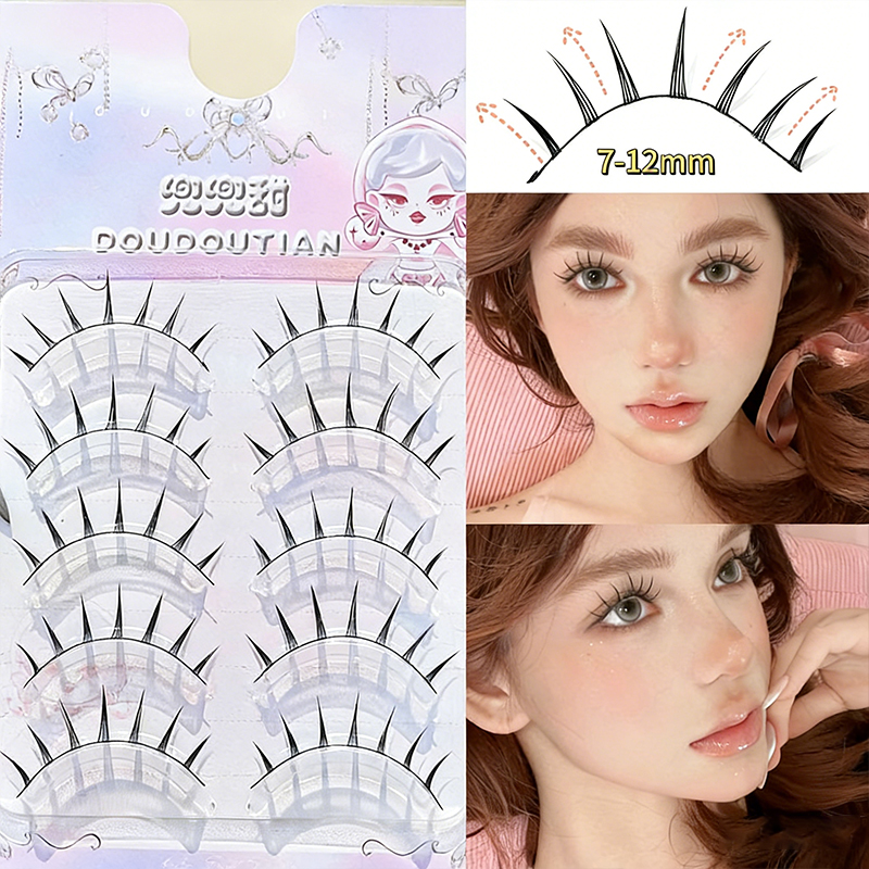 Doudoutian 5 Pairs Natural Man – Eyelash Extension Douyin Bewertung und Preis
