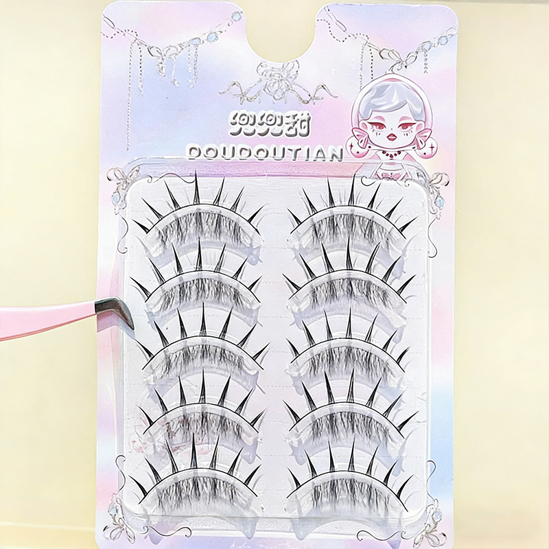 Doudoutian 5 Pairs Natural Man – Eyelash Extension Douyin Bewertung und Preis
