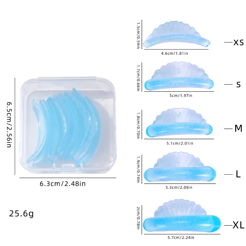 5Pairs Eyelash Perm Pads C Cur – Eyelash Extension C Curl Bewertung und Preis