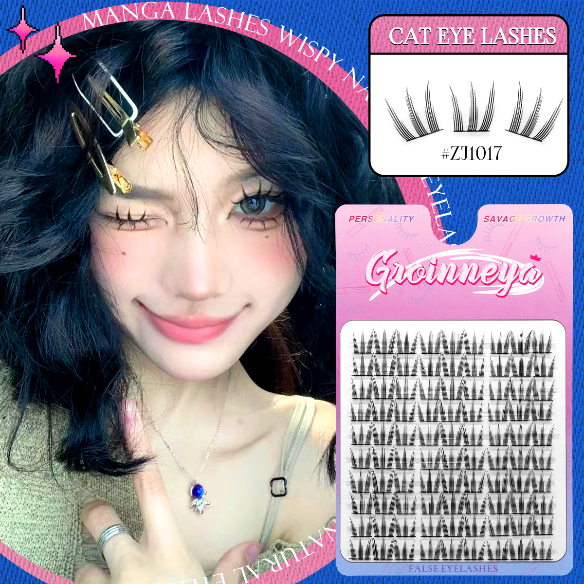 GROINNEYA Cluster Lashes Natur – Individual Lash Tray Bewertung und Preis