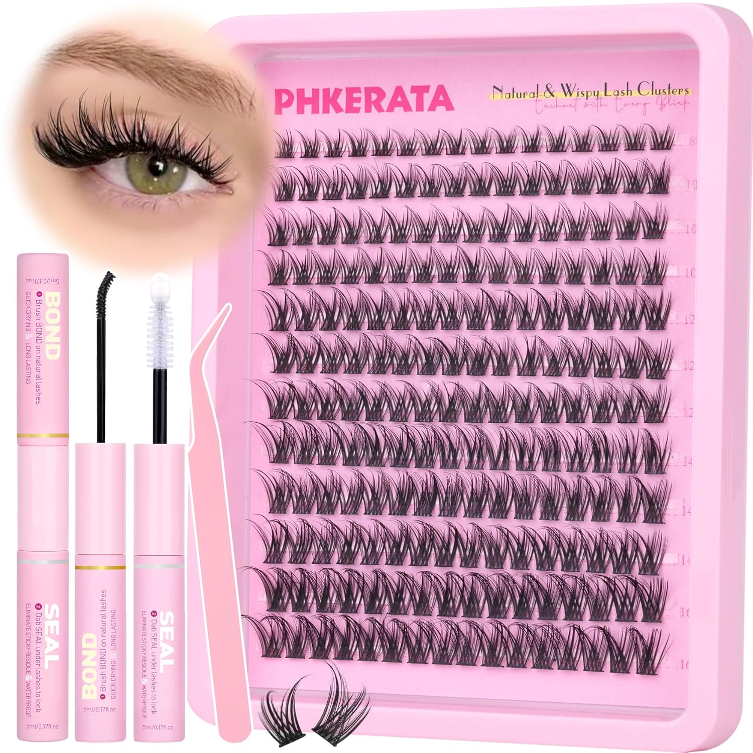 Wispy Lash Clusters Kit 192 Pc – Eyelash Extension Wispy Look Bewertung und Preis