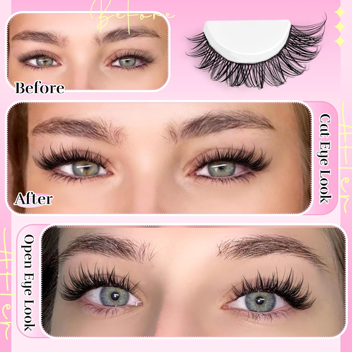 Wispy Lash Clusters Kit 192 Pc – Eyelash Extension Wispy Look Bewertung und Preis