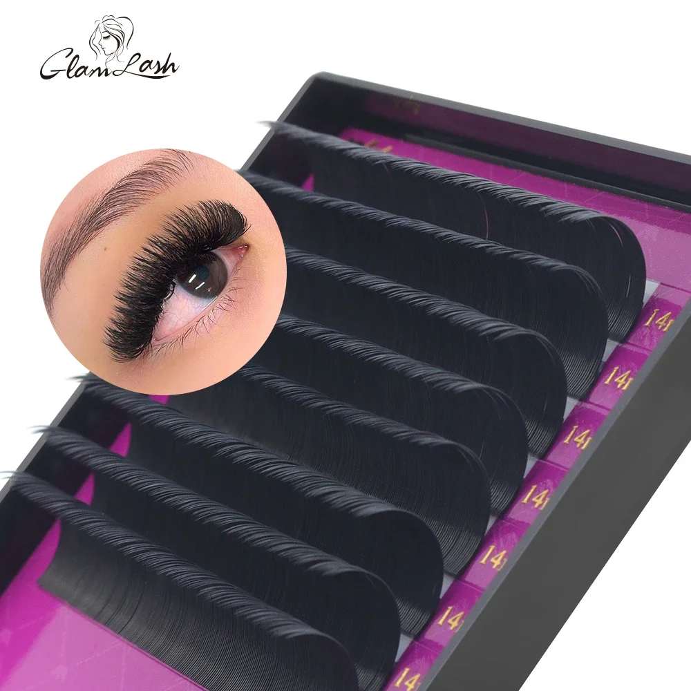 GLAMLASH Wholesale 16Rows BCCC – Eyelash Extension C Curl Bewertung und Preis