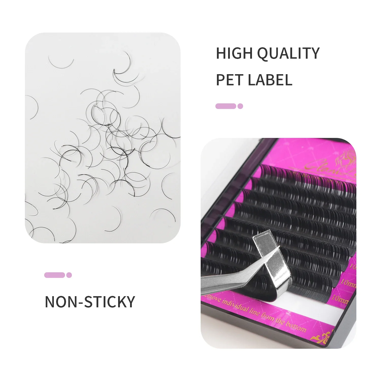 GLAMLASH Wholesale 16Rows BCCC – Eyelash Extension C Curl Bewertung und Preis