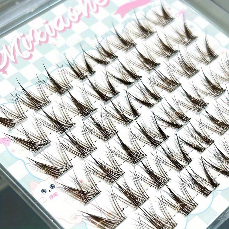 Mixiaohe Light Brown Glue Free – Eyelash Extension C Curl Bewertung und Preis