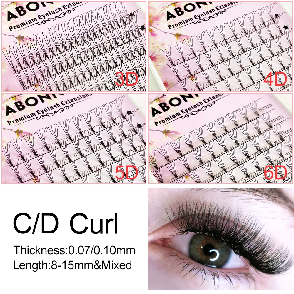Abonnie 6D Narrow Fan Premade  – Eyelash Extension Review Bewertung und Preis