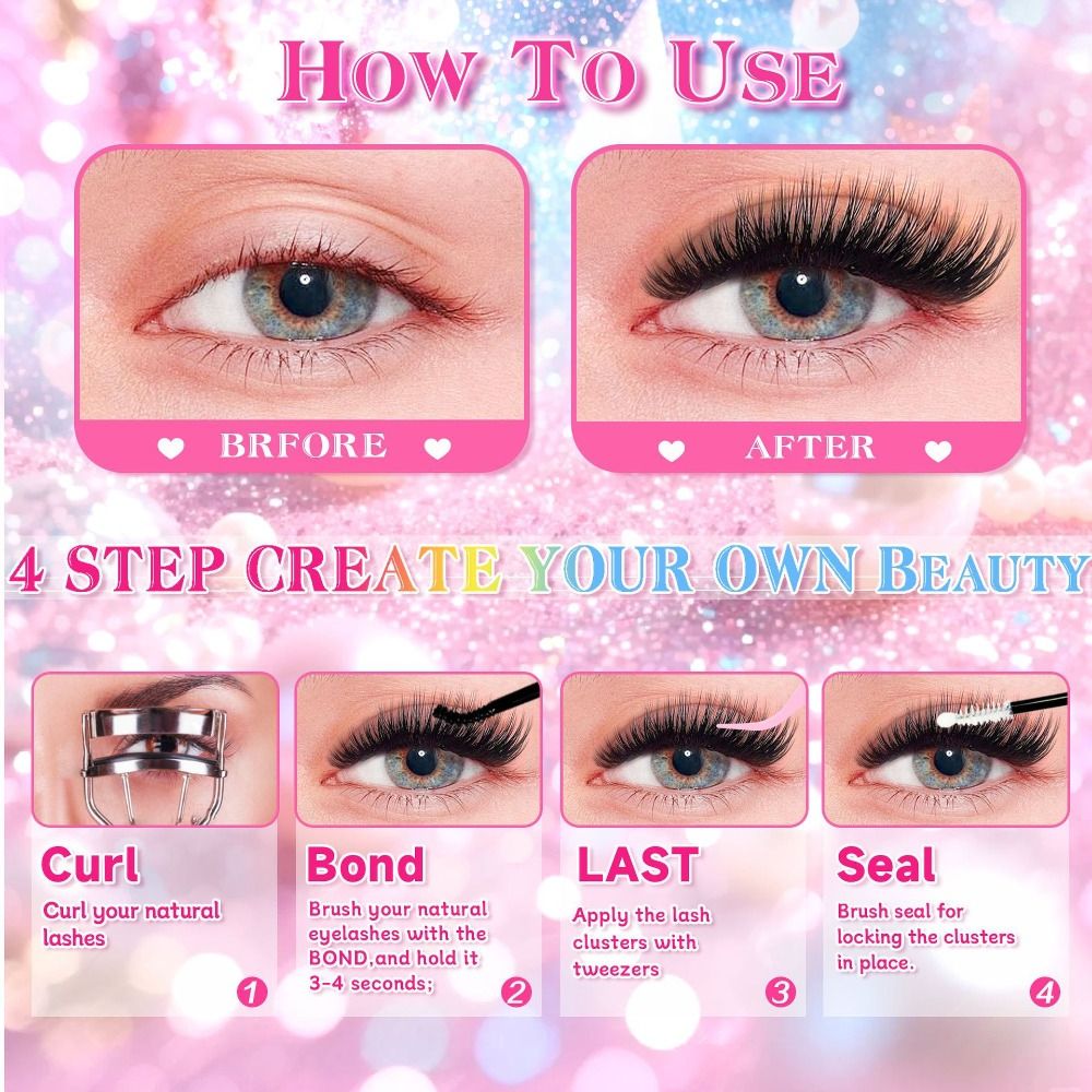 Natural Look False Eyelashes W – Eyelash Extension Wispy Look Bewertung und Preis